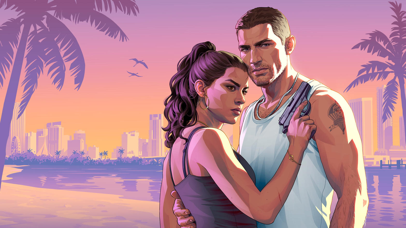 Lucia dan Jason di Vice City